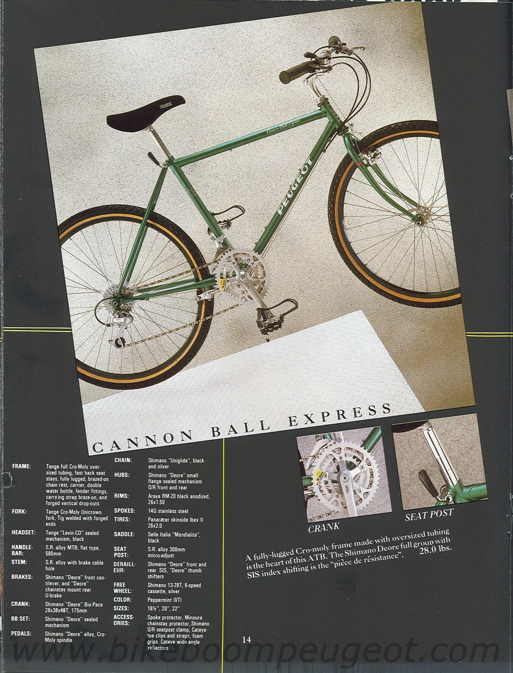 Peugeot 1988 USA Brochure